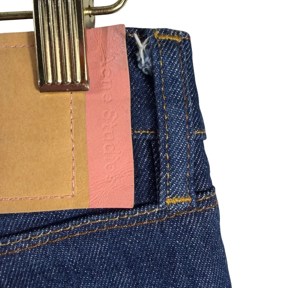 Acne Studios Blå Konst Floragatan Stockholm Max Indigo Jeans NWOT Slim Fit 30x32